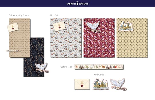 Harry Potter™ Hogwarts™ Gift Wrap Stationery Set